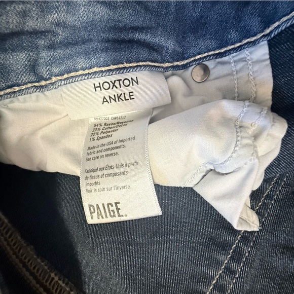 PAIGE Blue Skinny Jeans with Soft Worn-In Look Size 30 - Picture 5 of 7